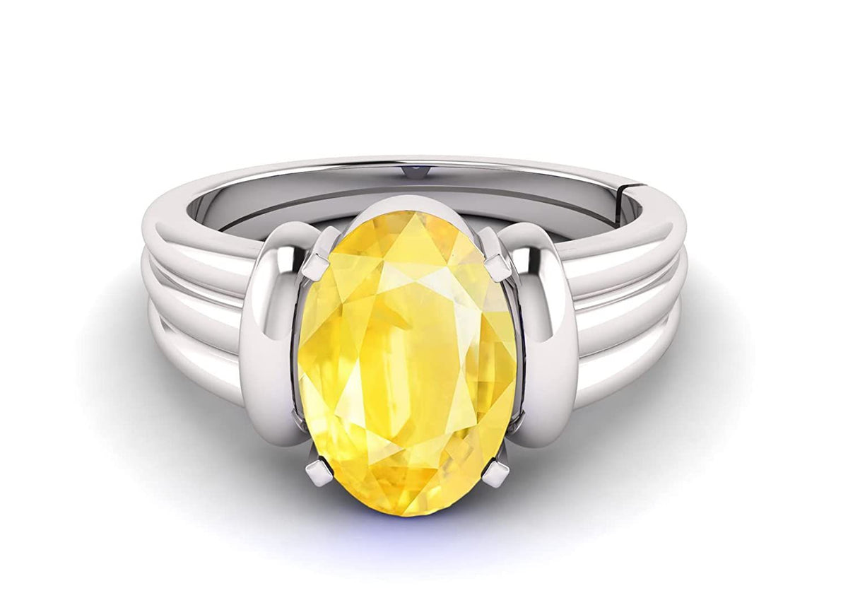 Pukhraj (Amethyst) Gemstone Ring For Men And Women | 5.25 Ratti - 11.25 Ratti