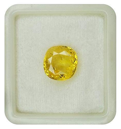 Yellow Pukhraj (Amethyst) Gemstone For Men And Women | 5.25 Ratti - 11.25 Ratti
