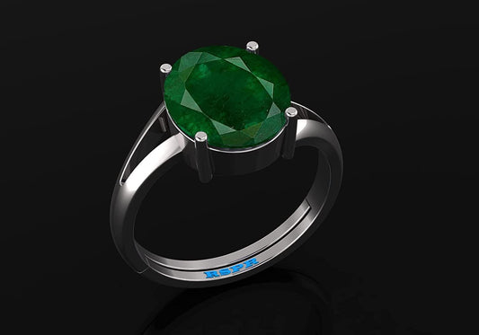 Panna (Emerald) Gemstone Ring For Men And Women | 5.25 Ratti - 11.25 Ratti
