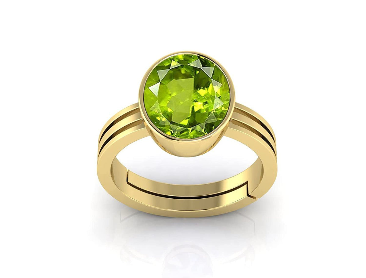Peridot (Emerald) Gemstone Ring For Men And Women | 5.25 Ratti - 11.25 Ratti