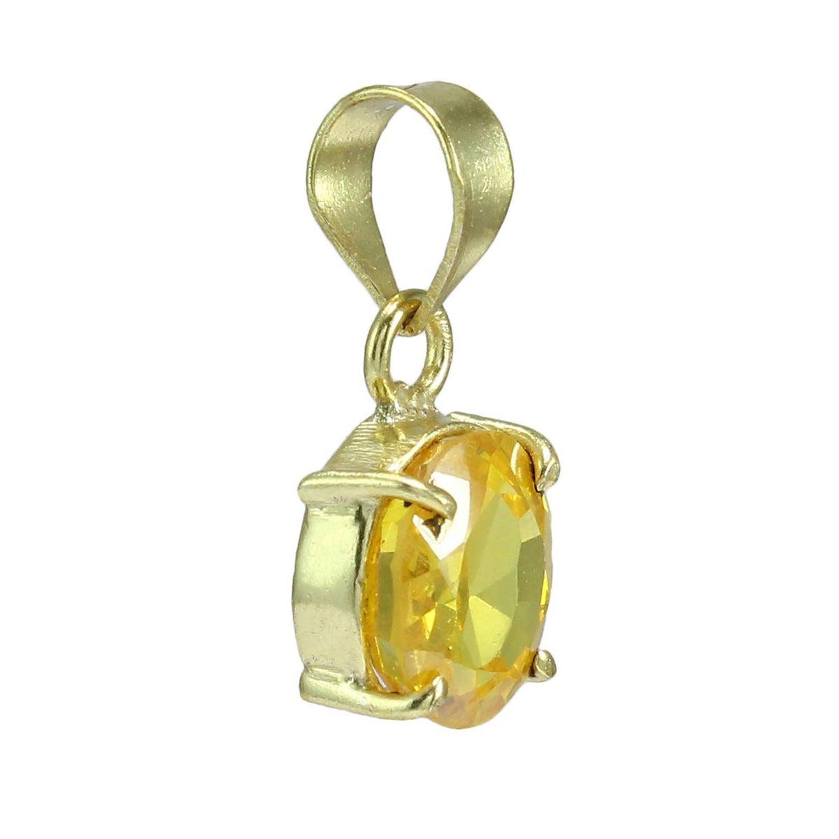 Pukhraj (Amethyst) Gemstone Pendant For Men And Women | 5.25 Ratti - 11.25 Ratti