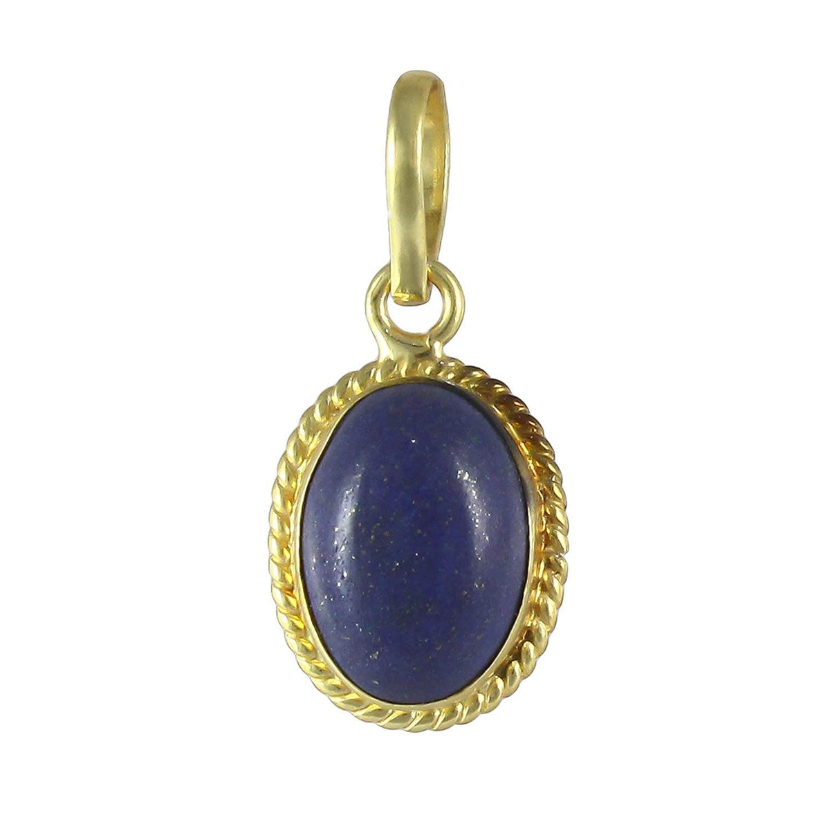 Lapis Lazuli (Lajwrat) Gemstone Pendant Locket For Men And Women | 5.25 Ratti - 11.25 Ratti