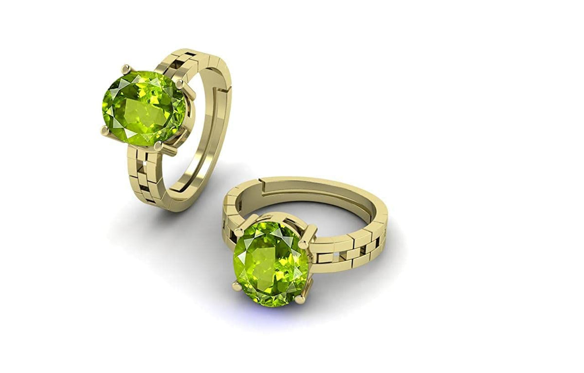 Peridot (Amethyst) Gemstone Ring For Men And Women | 5.25 Ratti - 11.25 Ratti