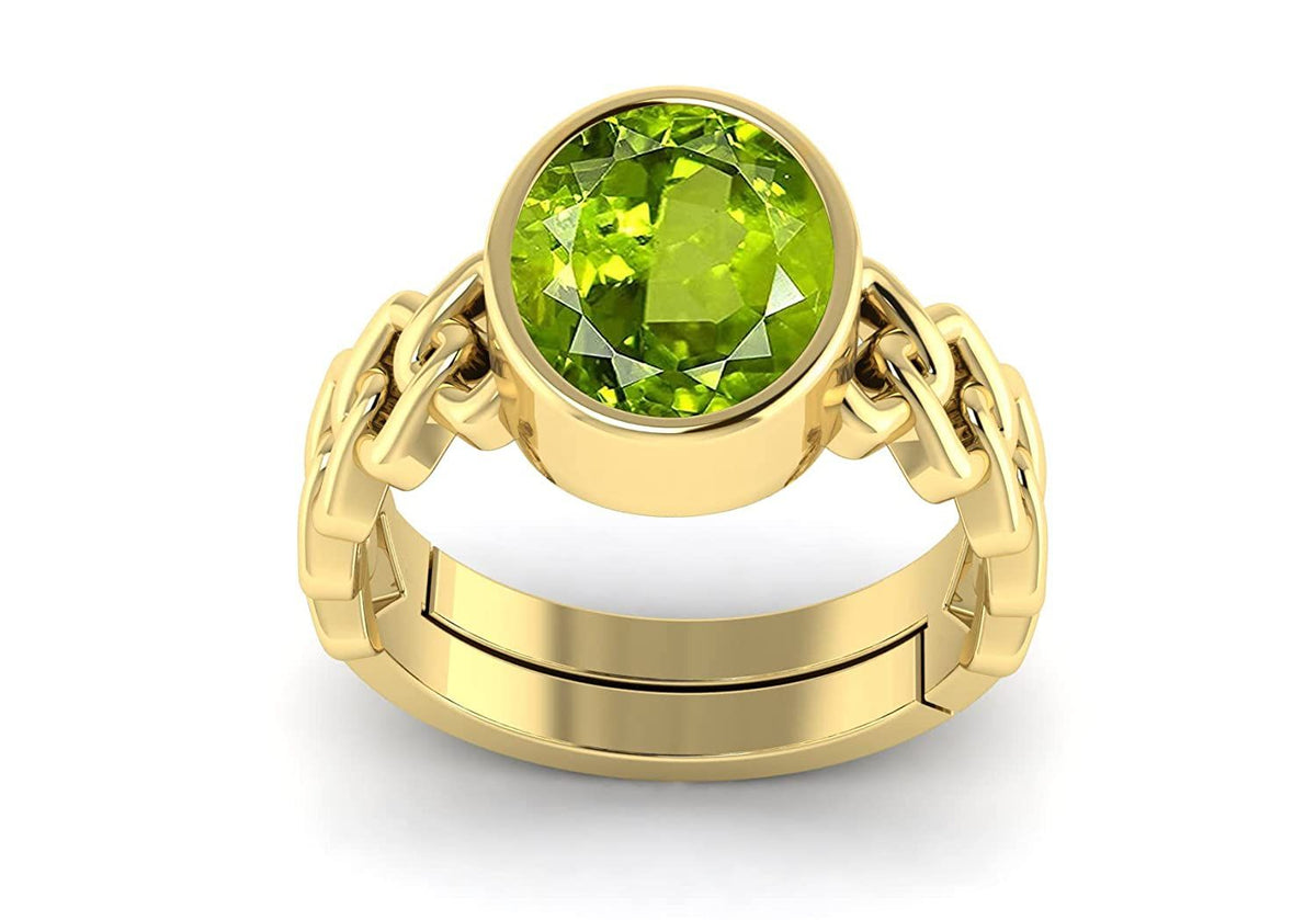 Peridot (Amethyst) Gemstone Ring For Men And Women | 5.25 Ratti - 11.25 Ratti