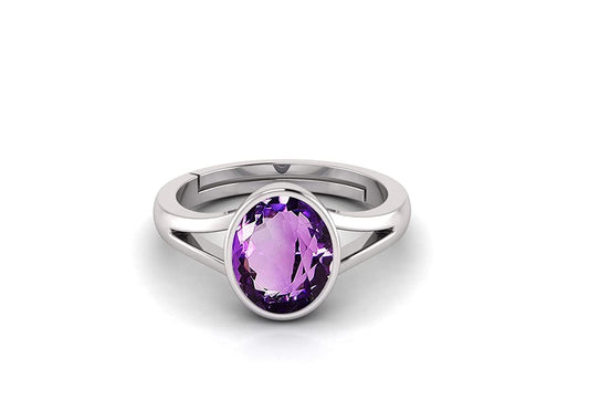 Amethyst Gemstone Ring For Men And Women | 5.25 Ratti - 11.25 Ratti