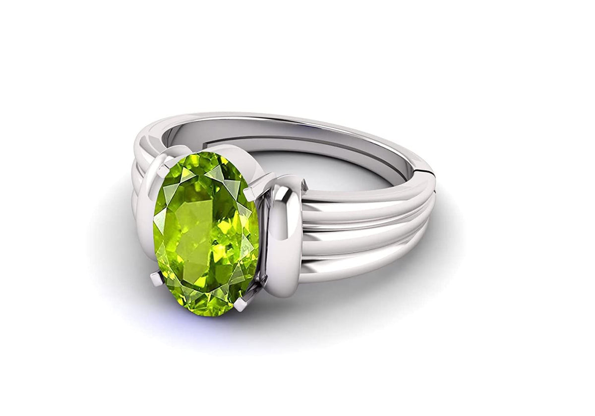 peridot (Amethyst) Gemstone Ring For Men And Women | 5.25 Ratti - 11.25 Ratti