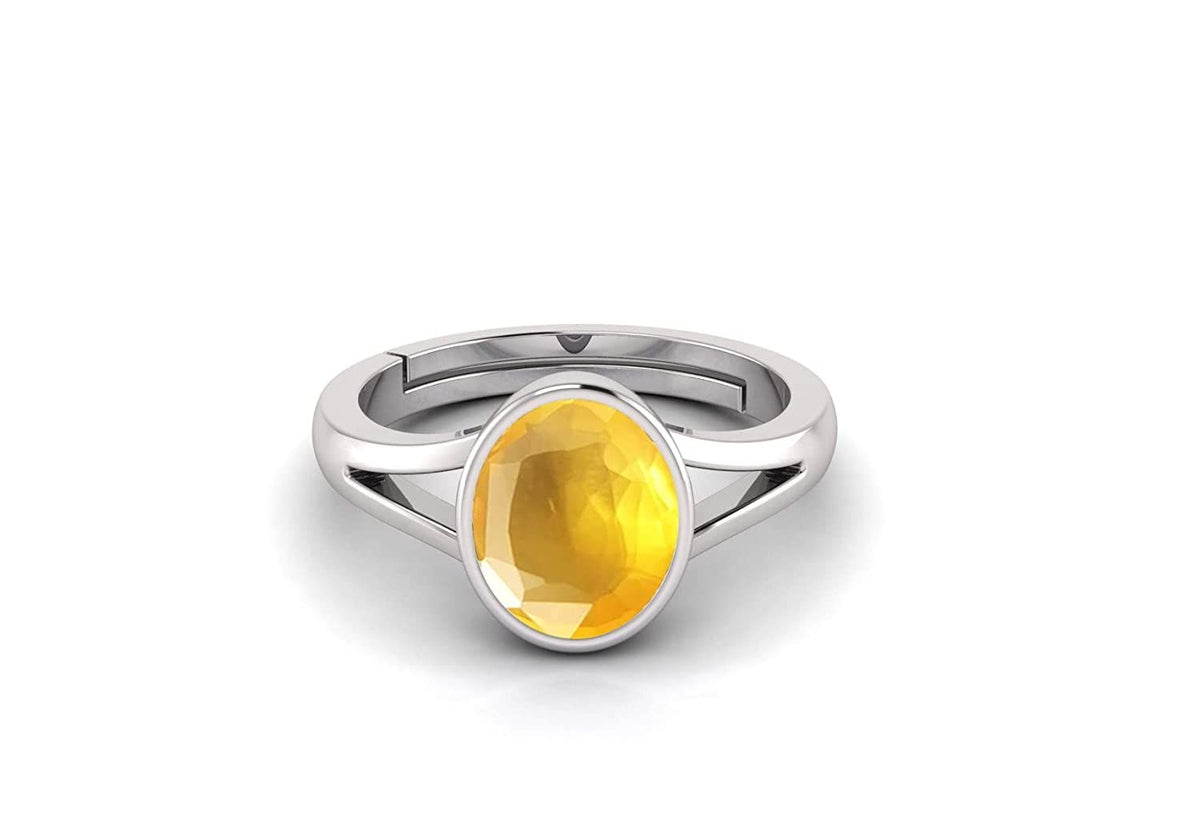 Pukhraj (Amethyst) Gemstone Ring For Men And Women | 5.25 Ratti - 11.25 Ratti