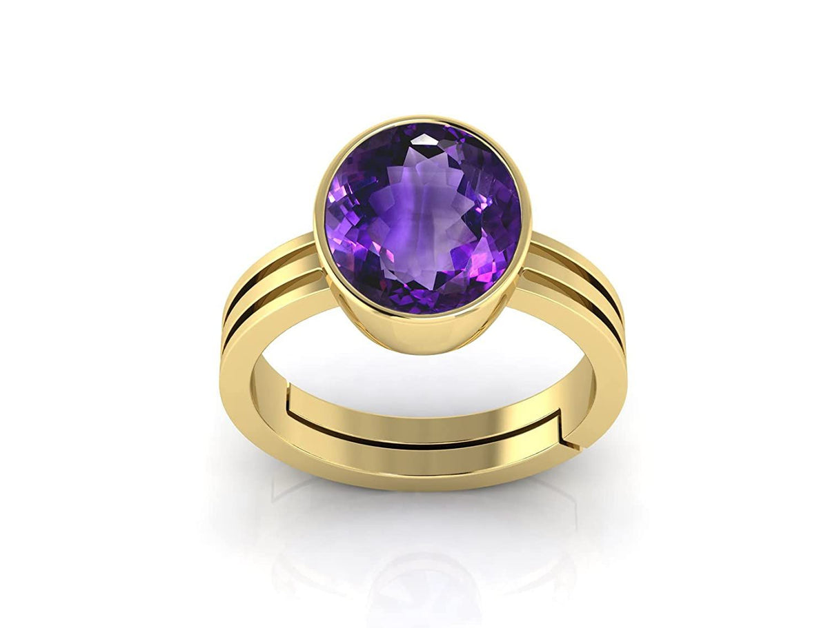 amethyst (Amethyst) Gemstone Ring For Men And Women | 5.25 Ratti - 11.25 Ratti