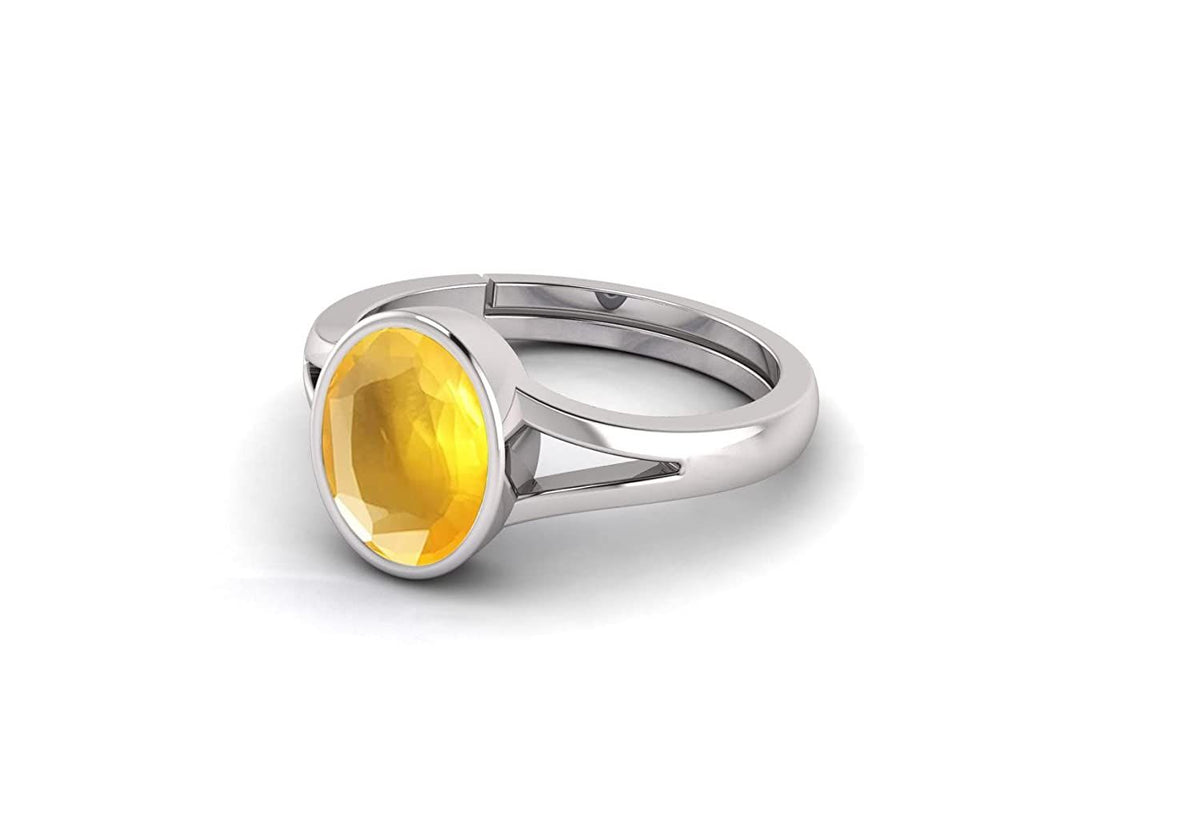 Pukhraj (Amethyst) Gemstone Ring For Men And Women | 5.25 Ratti - 11.25 Ratti