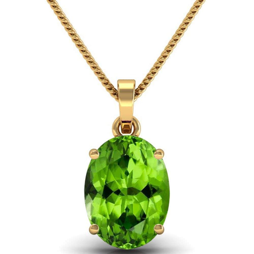 Peridot (Emerald) Gemstone Pendant For Men And Women | 5.25 Ratti - 11.25 Ratti