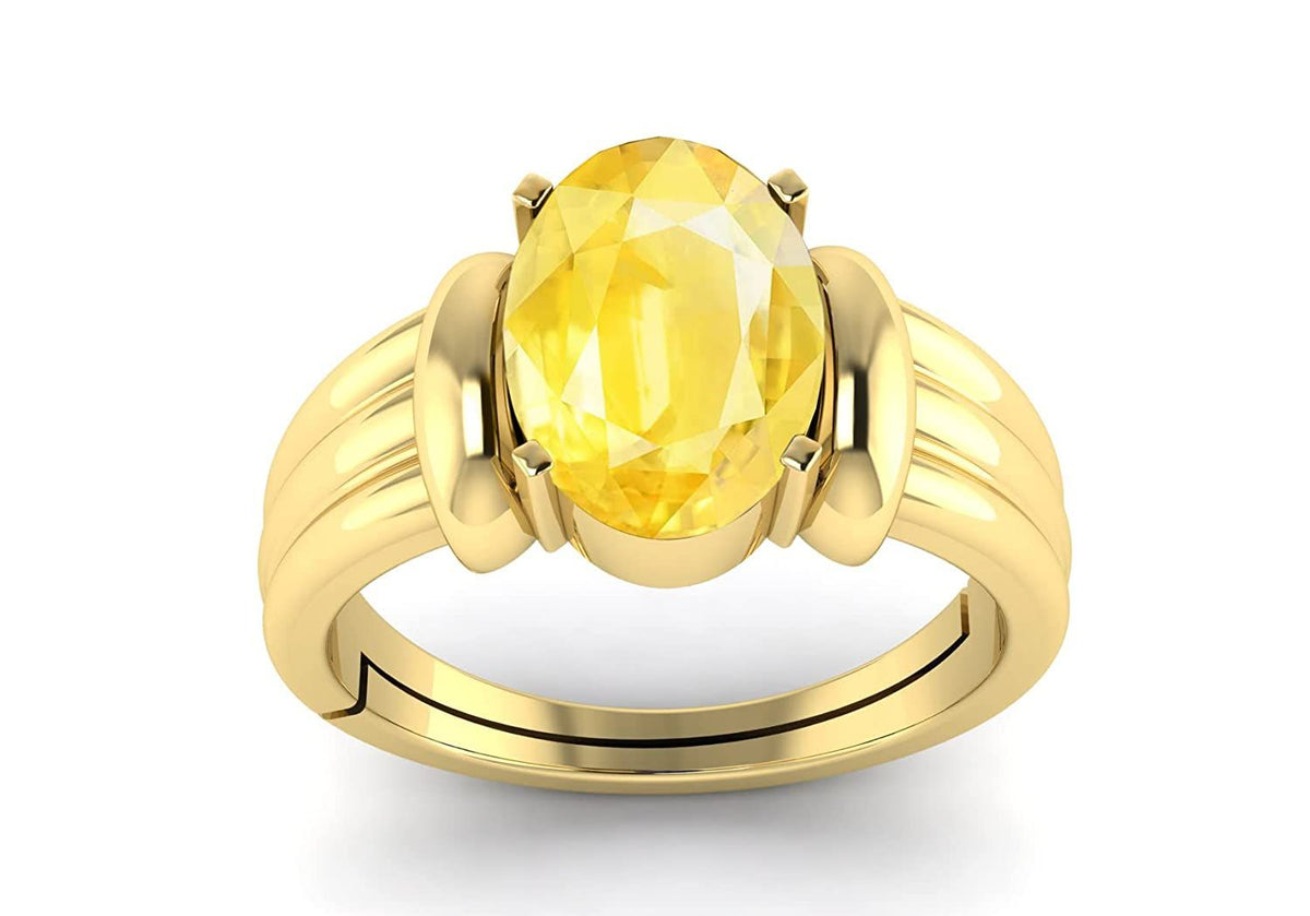 Pukhraj (Amethyst) Gemstone Ring For Men And Women | 5.25 Ratti - 11.25 Ratti