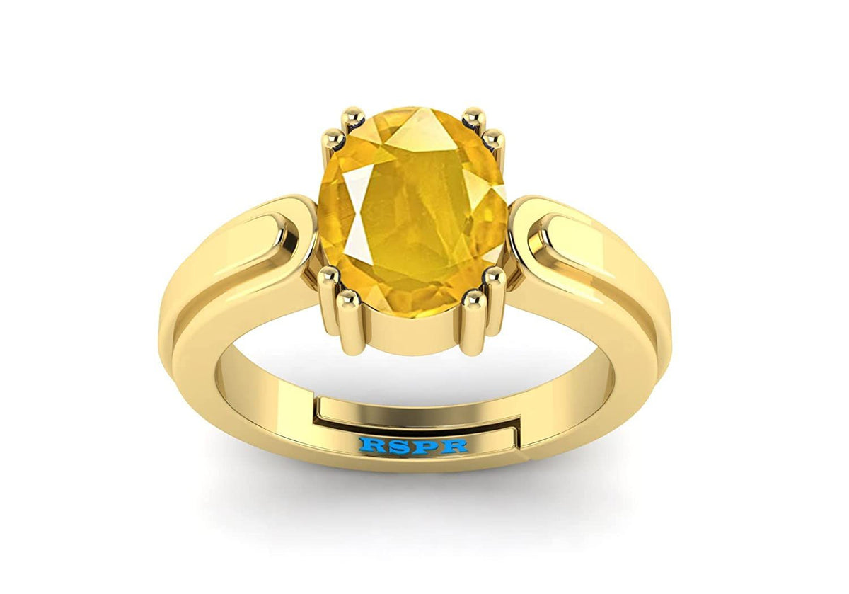 Pukhraj (Amethyst) Gemstone Ring For Men And Women | 5.25 Ratti - 11.25 Ratti