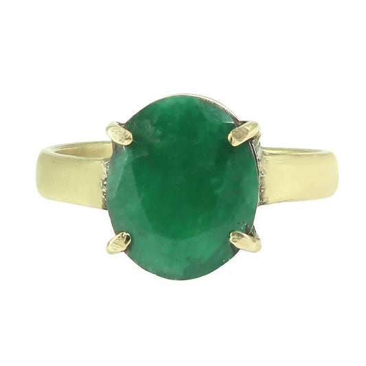 Panna (Emerald) Gemstone Ring For Men And Women | 5.25 Ratti - 11.25 Ratti