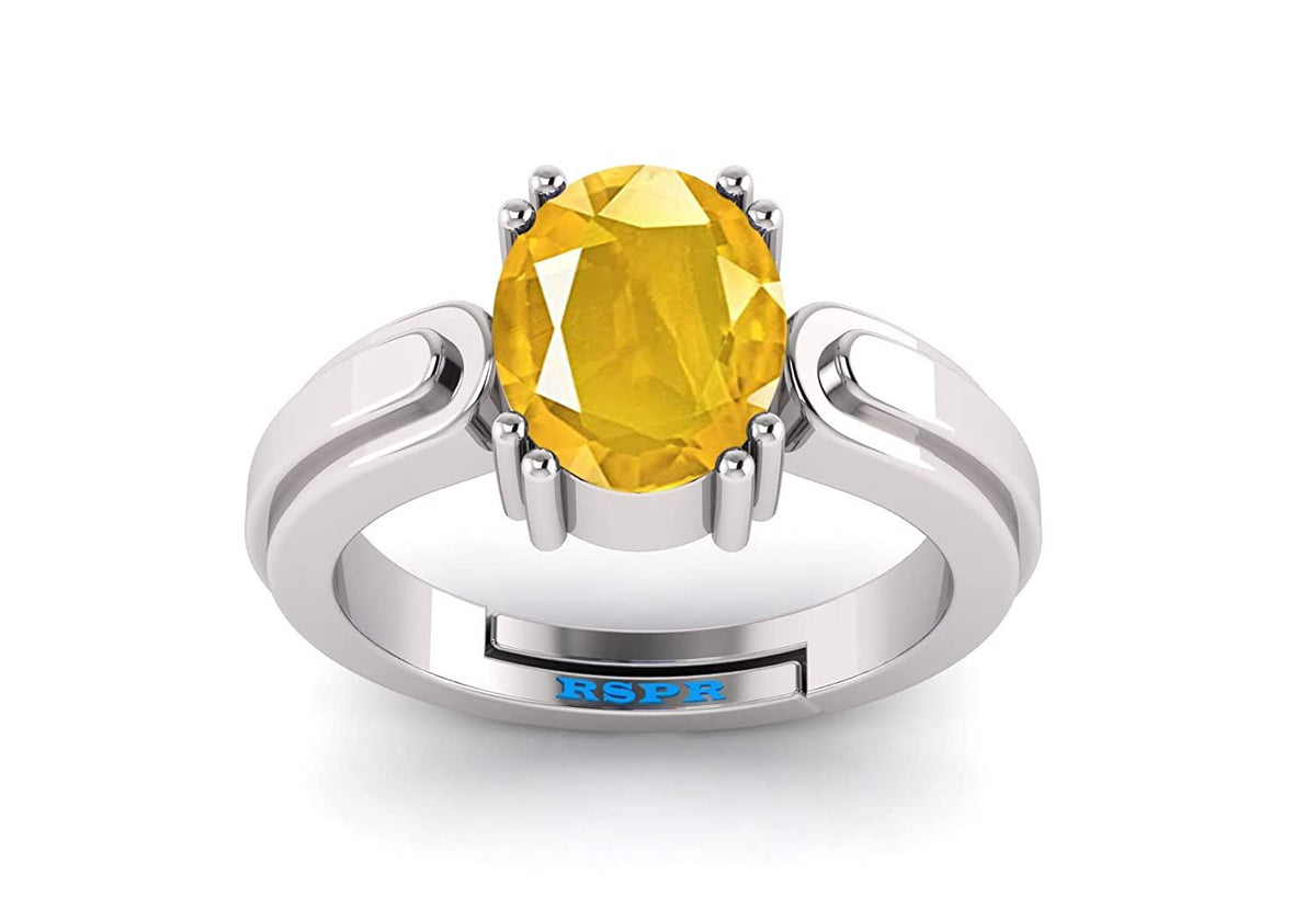 Pukhraj (Amethyst) Gemstone Ring For Men And Women | 5.25 Ratti - 11.25 Ratti
