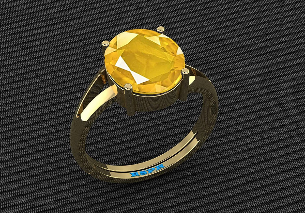 Pukhraj (Amethyst) Gemstone Ring For Men And Women | 5.25 Ratti - 11.25 Ratti