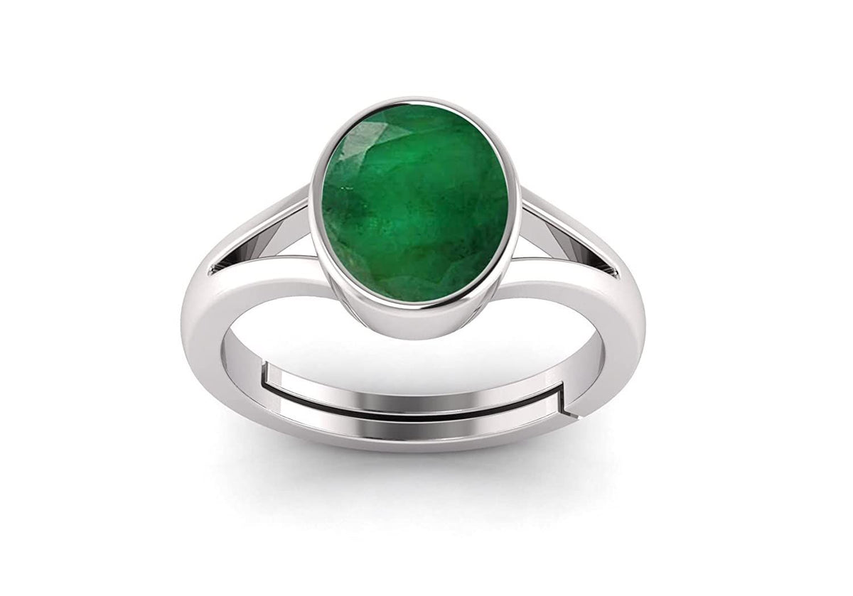 Panna (Emerald) Gemstone Ring For Men And Women | 5.25 Ratti - 11.25 Ratti