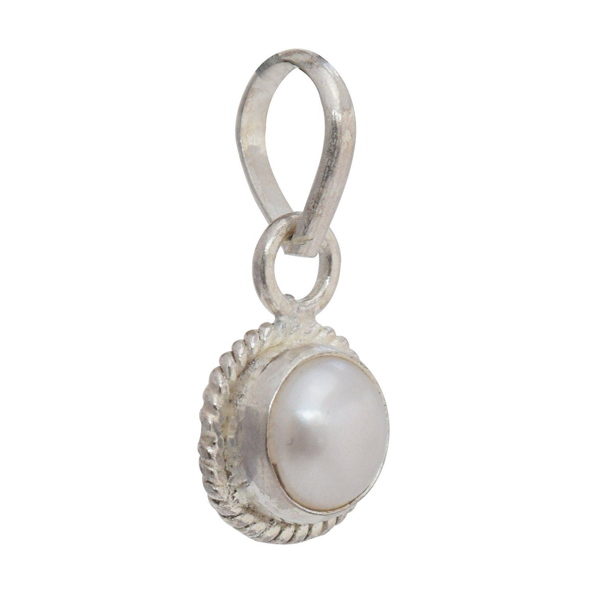 Pearl (Moti) Rashi Ratan Gemstone Pendant For Men And Women | 5.25 Ratti - 11.25 Ratti