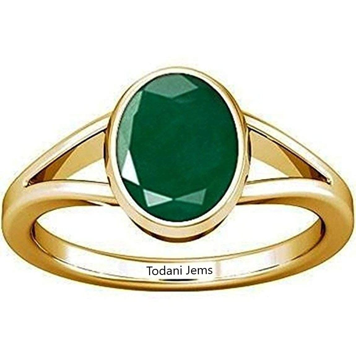 Panna (Emerald) Gemstone Ring For Men And Women | 5.25 Ratti - 11.25 Ratti