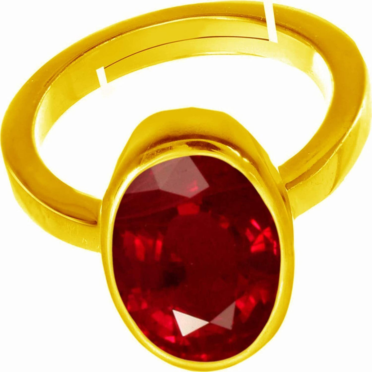 Ruby (Manikya) Gemstone Ring For Men And Women | 5.25 Ratti - 11.25 Ratti